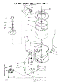 06 - Tub And Basket (Suds Only) parts for Whirlpool Washer LA7685XPW2 from AppliancePartsPros.com