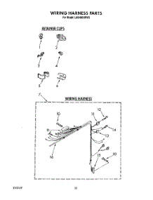 08 - Wiring Harness parts for Whirlpool Washer LA9480XWM0 from AppliancePartsPros.com