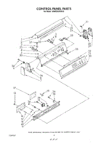 04 - Control Panel parts for Kitchenaid Washer KAWE950VWH0 from AppliancePartsPros.com