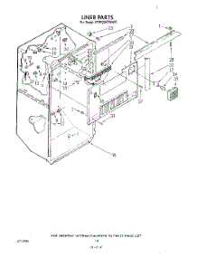 07 - Liner parts for Kitchenaid Refrigerator KTRF22KTPL00 from AppliancePartsPros.com