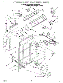 02 - Controls And Rear Panel parts for Whirlpool Washer LSR7233BZ2 from AppliancePartsPros.com