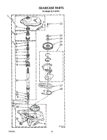 11 - Gearcase parts for Whirlpool Washer AL5143VL1 from AppliancePartsPros.com