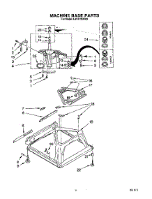 07 - Machine Base parts for Whirlpool Washer LBV5133AG0 from AppliancePartsPros.com