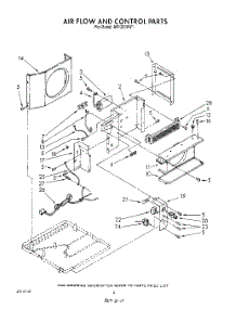 03 - Air Flow And Control parts for Whirlpool Air Conditioner AR1200XW1 from AppliancePartsPros.com