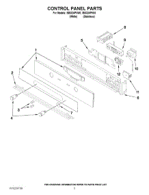 04 - Control Panel Parts parts for Whirlpool Oven IBS324PVS0 from AppliancePartsPros.com
