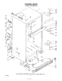 03 - Cabinet parts for Kitchenaid Refrigerator KTRF18MTPL00 from AppliancePartsPros.com