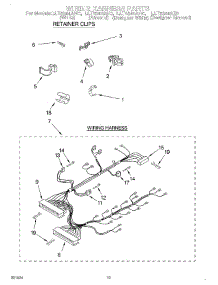 08 - Wiring Harness parts for Whirlpool Washer LLT8244AW0 from AppliancePartsPros.com