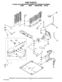 04 - Unit Parts parts for Maytag Refrigerator MTF2142MEB00 from AppliancePartsPros.com