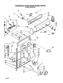03 - Controls And Rear Panel parts for Whirlpool Washer AX6245VG1 from AppliancePartsPros.com
