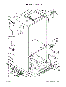 07 - Freezer Door Parts parts for Whirlpool Refrigerator CS22AFXKQ06 from AppliancePartsPros.com
