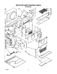 03 - Air Flow And Control parts for Whirlpool Air Conditioner RE81 from AppliancePartsPros.com