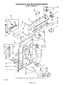 03 - Controls And Rear Panel parts for Whirlpool Washer LA8580XWW1 from AppliancePartsPros.com