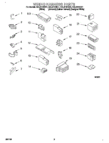 07 - Wiring Harness parts for Whirlpool Washer RAL5144BL1 from AppliancePartsPros.com