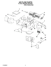 04 - Air Flow Parts parts for Whirlpool Microwave IMH16XSQ2 from AppliancePartsPros.com