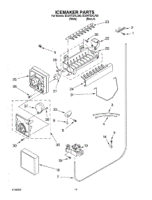 12 - Ice Maker, Optional parts for Whirlpool Refrigerator ED2NTGXLT02 from AppliancePartsPros.com