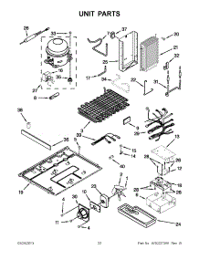 11 - Unit Parts parts for Whirlpool Refrigerator ID3CHEXVQ00 from AppliancePartsPros.com