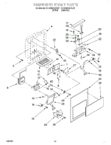 09 - Dispenser Front parts for Kitchenaid Refrigerator KSUS25QDWH01 from AppliancePartsPros.com