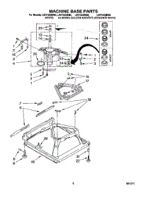 06 - Machine Base parts for Whirlpool Washer LSV7233BQ0 from AppliancePartsPros.com