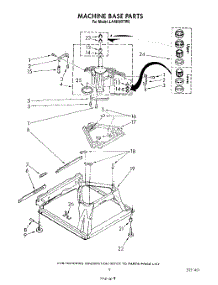 07 - Machine Base parts for Whirlpool Washer LA4800XTN0 from AppliancePartsPros.com
