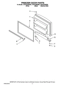 06 - Freezer Door Parts, Optional Parts parts for Maytag Refrigerator ATB1932MRB00 from AppliancePartsPros.com