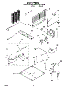 04 - Unit Parts parts for Whirlpool Refrigerator CT18GKXRQ00 from AppliancePartsPros.com