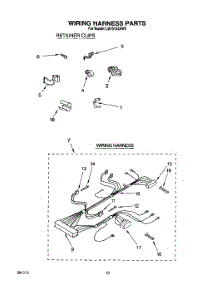08 - Wiring Harness parts for Whirlpool Washer LBV5133AN0 from AppliancePartsPros.com