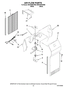 12 - Air Flow Parts, Optional Parts (Not Included) parts for Maytag Refrigerator MSD2258KGB00 from AppliancePartsPros.com