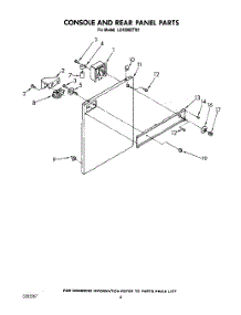 03 - Console And Rear Panel parts for Whirlpool Washer LC4500XTN1 from AppliancePartsPros.com