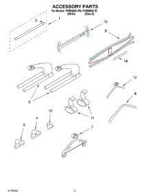 05 - Accessory parts for Whirlpool Personal Valet System PVBN600LT0 from AppliancePartsPros.com