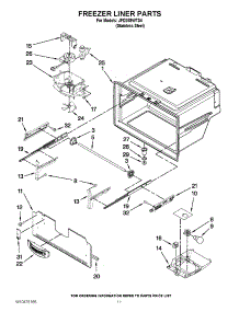 03 - Refrigerator Shelf Parts parts for Whirlpool Refrigerator CS22AFXKB05 from AppliancePartsPros.com