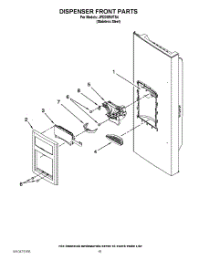 03 - Refrigerator Shelf Parts parts for Whirlpool Refrigerator CS22AFXKQ05 from AppliancePartsPros.com