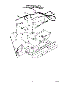12 - Control, Lit / Optional parts for Kitchenaid Refrigerator KSRC25DAWH01 from AppliancePartsPros.com