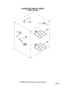 07 - Oven Electrical parts for Whirlpool Range FES370VX0 from AppliancePartsPros.com