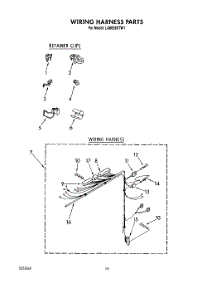 09 - Wiring Harness parts for Whirlpool Washer LA6098XTW1 from AppliancePartsPros.com