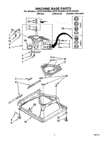 06 - Machine Base parts for Whirlpool Washer LSV5132AW0 from AppliancePartsPros.com