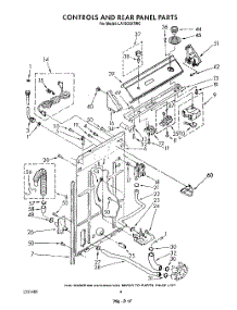 03 - Controls And Rear Panel parts for Whirlpool Washer LA7900XTM0 from AppliancePartsPros.com