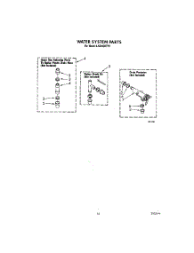 11 - Water System parts for Whirlpool Washer LA5400XTW1 from AppliancePartsPros.com