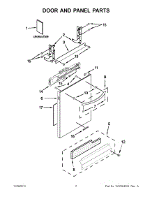 02 - Refrigerator Liner Parts parts for Whirlpool Refrigerator CS22CFXTB01 from AppliancePartsPros.com
