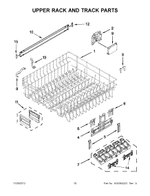 03 - Refrigerator Shelf Parts parts for Whirlpool Refrigerator CS22CFXTB00 from AppliancePartsPros.com