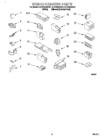 06 - Wiring Harness parts for Whirlpool Washer 8LSC8245AN1 from AppliancePartsPros.com