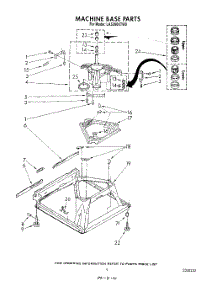 07 - Machine Base parts for Whirlpool Washer LA5280XTG0 from AppliancePartsPros.com
