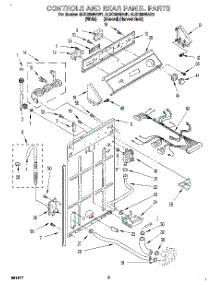 02 - Controls And Rear Panel parts for Whirlpool Washer 8LSC8245AG1 from AppliancePartsPros.com