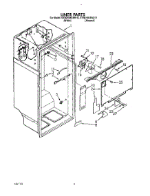 03 - Liner parts for Kitchenaid Refrigerator KTRD18KXWH10 from AppliancePartsPros.com