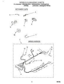 07 - Wiring Harness parts for Whirlpool Washer LSN8244BQ0 from AppliancePartsPros.com