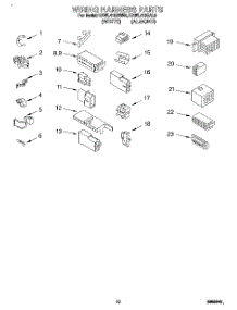 08 - Wiring Harness parts for Kitchenaid Washer KAWL410BWH0 from AppliancePartsPros.com