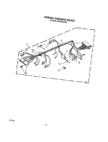 09 - Wiring Harness parts for Kitchenaid Washer KAWE764WWH2 from AppliancePartsPros.com