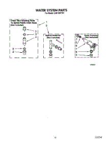 11 - Water System parts for Whirlpool Washer LA6150XTW1 from AppliancePartsPros.com