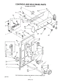 03 - Controls And Rear Panel parts for Whirlpool Washer AL4132VW0 from AppliancePartsPros.com