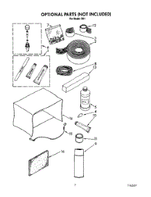 05 - Optional parts for Whirlpool Air Conditioner R81 from AppliancePartsPros.com