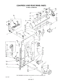 03 - Controls And Rear Panel parts for Whirlpool Washer LA5460XTW0 from AppliancePartsPros.com